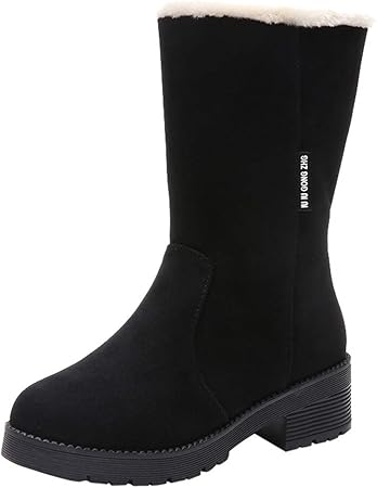 warm ladies snow boots high boots leather martin boots winter flats boots