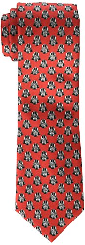 Star Wars 1100 Furnishing's Men's Darth Vader All Over Tie, Red, Regular