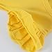LittleSpring Little Girls' Shorts Set Little Girl Printing Size 2T Yellow