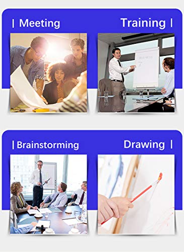 Standard Easel Pads, A1 Flipchart Paper Pad,27"x35",6-Hole Punched,3 Pack,25 Sheets/Pack,Plain White,Poster Flipchart,Large Drawing Pad for Teachers, Kids, Classroom, Office, Craft, Art, Presentation - Thumbnail 5