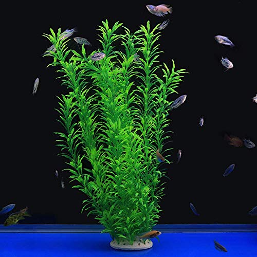 Alegi Large Aquarium Plants Artificial Plastic Plants Decoration