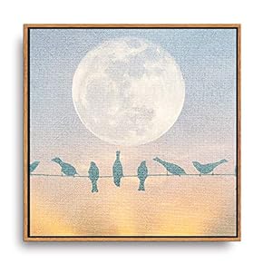 Framed Canvas Wall Art for Living Room, Bedroom Artistic Birds Canvas Prints for Modern Home Decoration Ready to Hang - 16"x16" inches