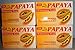 Lot of 4 Original RDL Papaya Skin Whitening Soap plus Sunscreen w/ Vitamin A, C & E - 135 grams