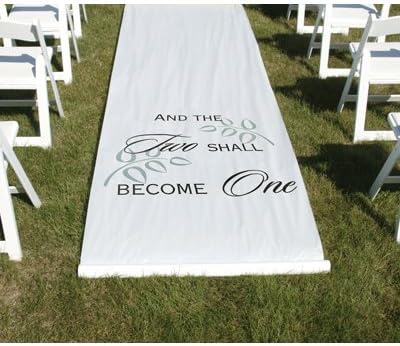 2 Become 1 Aisle Runner