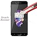 BONUM Oneplus 5 Screen Protector, Full Coverage Anti Scratch and Fingerprint, Bubble-free 3D Curved Protection - Black