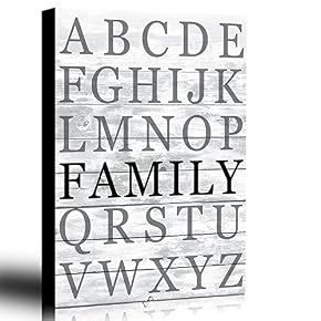 Family is Inside Vintage Alphabet Strong Graphic Lettering...