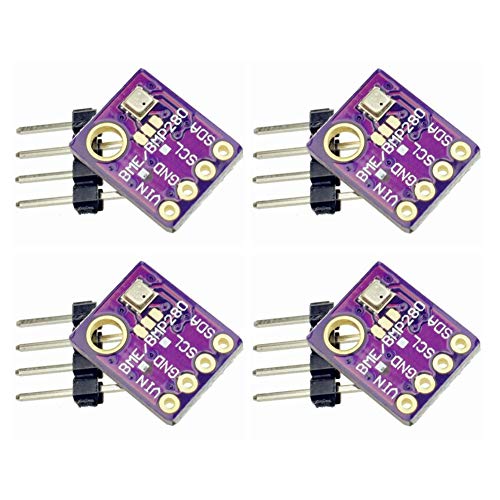 Onyehn BME280 Temperature Humidity Barometric Pressure Sensor Module with IIC I2C for Arduino(Pack of 4pcs)