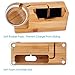 Wood Apple Watch Charging Stand，HBlife 3 USB Port 3.0 Hub Bamboo Charging Dock Station for 38mm and 42mm iWatch & iPhone X 8 6 6 Plus 5S 5 7 7 Plus and Most Smartphone