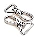 Pack of 20 Cotowin 3/4-inch Silver Color 360 Degree Curved Lobster Clasps Swivel Trigger Clips Snap for Shoulder Bag Backpack Luggage Replacement