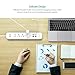 Power Strip USB dodocool Surge Protector Long Cord Multiple Outlet Adapter USB Charging Station with 4 Outlets and 20W 4 USB Charging Ports 4.92ft Cord for Smartphones/Tablets and More
