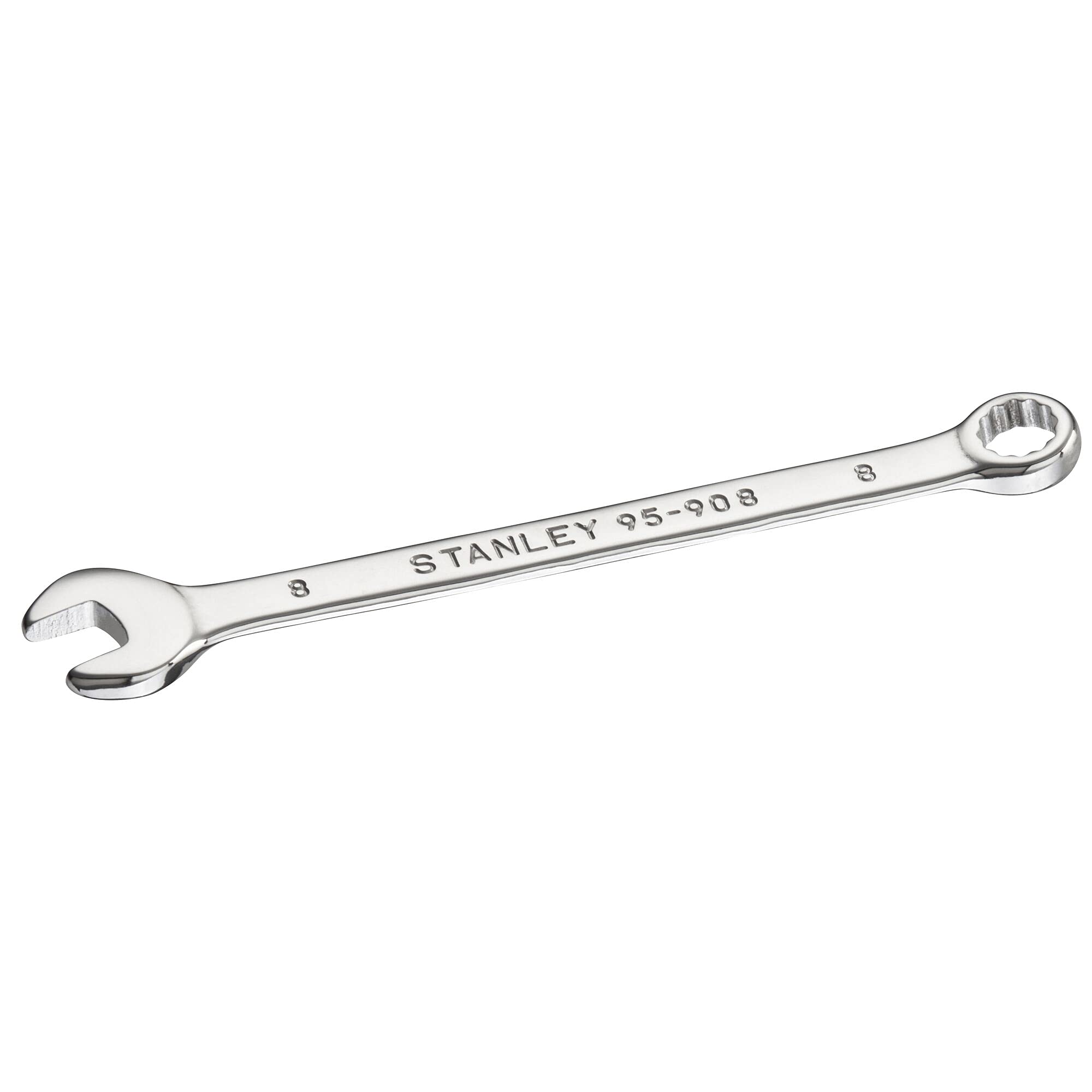 Stanley Combination Spanner STMT95908-0 (8 mm, 12-Point, 15 Degree Offset Head for Better Accessibility, Without Ratchet), Steel โ image 1