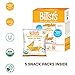 Bitsy's Multi-Pack Organic Smart Crackers Cheddar Chia Veggie 5 Count Snackpacks (Pack of 6) Healthy Organic Nut-Free Snacks with Fruits and Vegetables for Kids