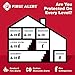 First Alert SCO5CN Battery Operated Combination Smoke and Carbon Monoxide Alarm, Family Value 4 Pack with Free Goodies for Kids