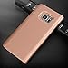 AICase Galaxy S7 Edge Case, Luxury Translucent View Window Sleep/Wake Up Function Cover Mirror Screen Flip Electroplate Plating Stand Full Body Protective Case for Samsung Galaxy S7 Edge (Rose Gold)