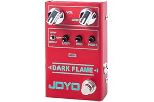 JOYO Modern Metal High Gain Distortion Guitar Effect Pedal with Different Tone Styles for Electric Guitar - True Bypass (Dark Flame R-17)