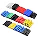 Heat Shrink Tubing, Tabiger 580pcs Electrical Shrink Wrap Insulation Tubes, 2:1 Shrinkage Ratio Shrink Tube, 7 Colors 11 Sizes Wire Wrap Cable Sleeve Sets in Storage Box