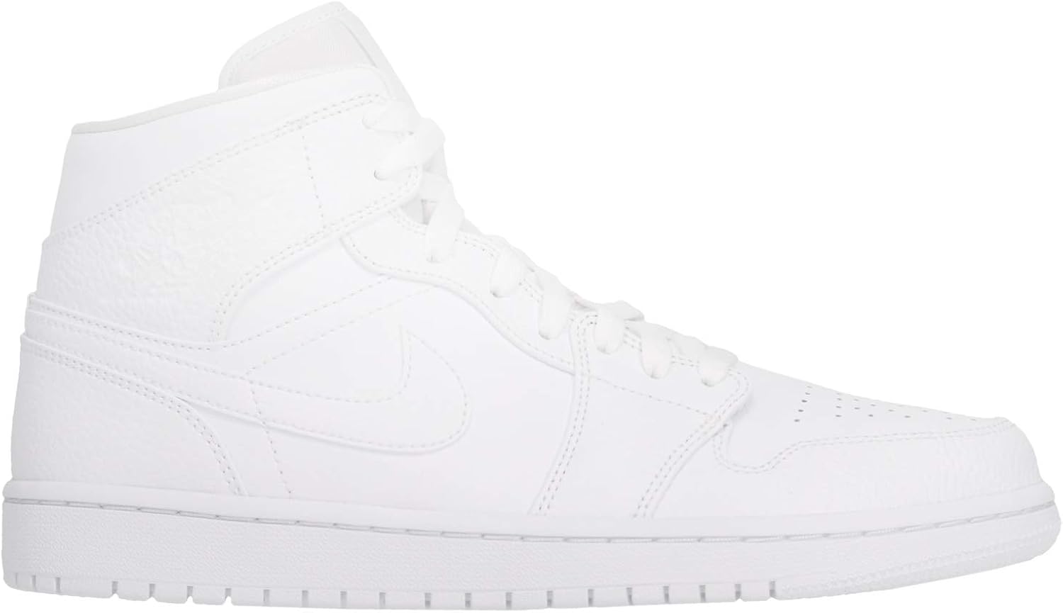 ナイキ エアジョーダン1 スニーカー Air Jordan 1 Mid ホワイト 白 130 並行輸入品 スニーカー Amazon