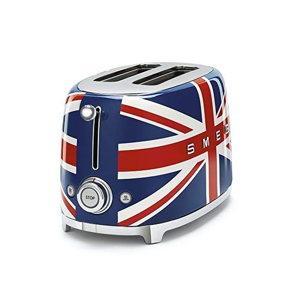Tostadora SMEG 220v. 2 Panes TSF01UJEU | British Flag - Imagen 6