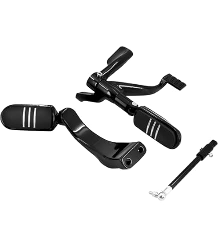 Forward Control Conversion For Sportster Forward Controls Kit For Harley Sportster 1986-2003 - Complete Foot Pegs, Levers & Linkage Set In Black Chrome Levers Harley - Foto 5