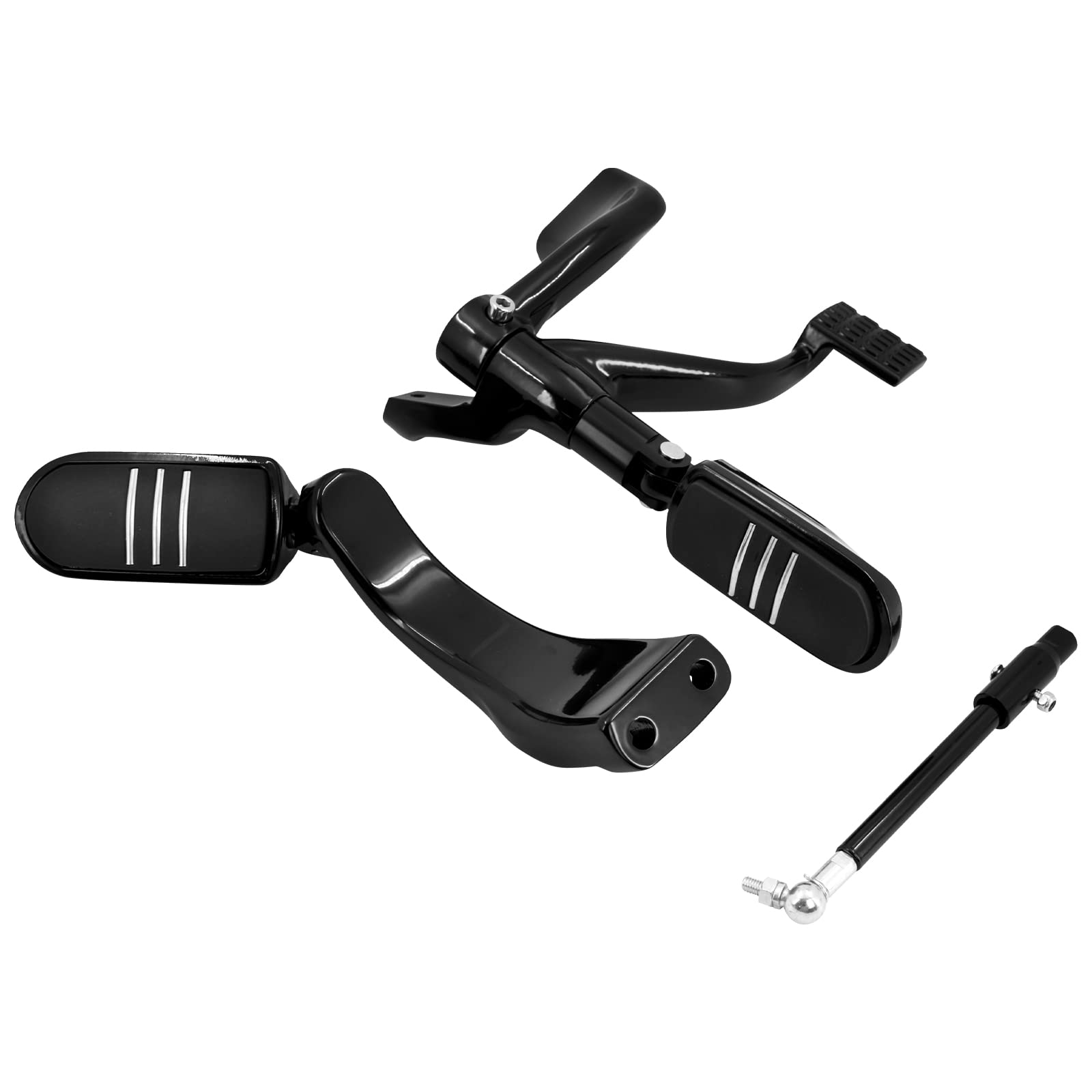 Photo 1 of HCmotorku Forward Mid Controls FootPeg Kit Lever Linkage Set Fit for Harley Sportster Iron 883 XL883N 48 XL1200X Iron 1200 XL1200NS 72 XL1200V Super Low XL883L Roadster XL883R 2014-2022 Black