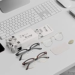 Rutony 3 Pack Blue Light Blocking Glasses Men