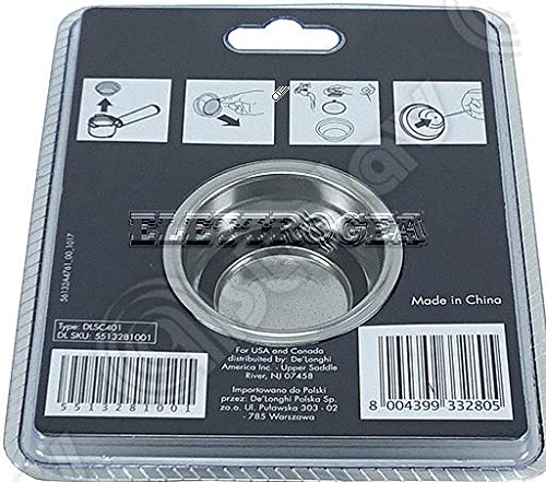 De'Longhi EC680 Dedica 15-Bar Pump Espresso MachineFilter 2 Cups