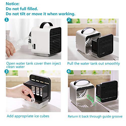 6 Mikikin+Conditioner+Humidifier+Evaporative+Rechargeable