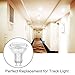 LEDERA Dimmable GU10 LED Track Bulbs, 5000K Daylight White, 7W 650LM, 50W-65W Equivalent, 6-Pack