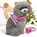 BARKLESS Cute Small Dog Harness, Ladies Polka Dots Dog Vest Harness Set with Pink Leash and Bowknot Collar, 3 in 1 Girl Style Vest Harness Set for Puppy and Cat (S (Chest: 10-12
