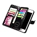 Joopapa iPhone 7 Plus Case, iPhone 7 Plus Wallet case, Pu Leather Magnet Stand Wallet Credit Card Holder Flip Case Cover Built-in 9 Card Slots Case for Apple iPhone 7 Plus (Black)