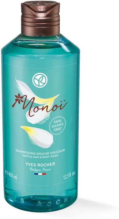 Yves Rocher Monoi Gentle Hair & Body Wash - 13.5 Oz - 1 Ct, 400 ml (Pack of 1)