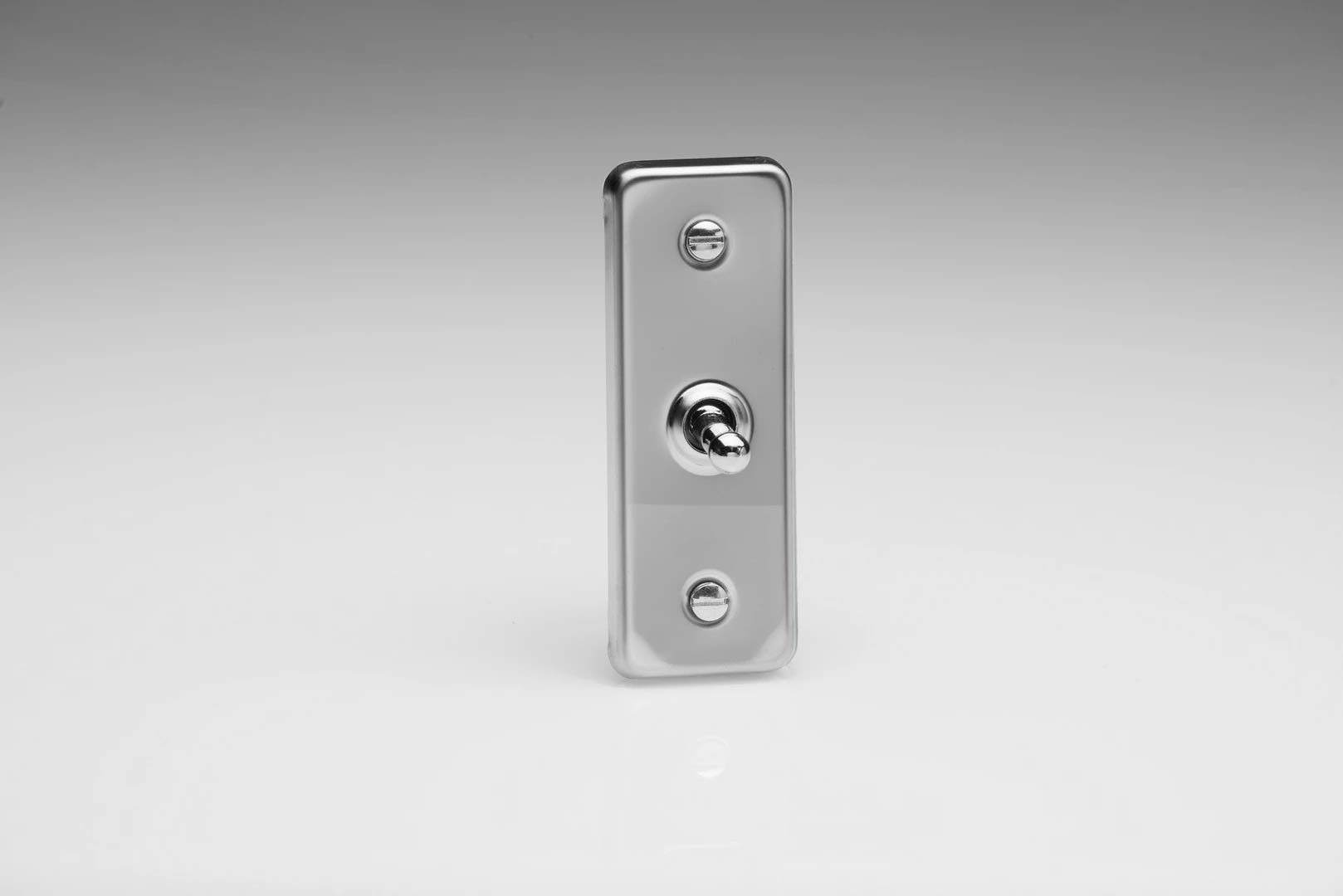 Varilight 1-Gang 10A 1- or 2-Way Toggle Architrave Switch Mirror Chrome