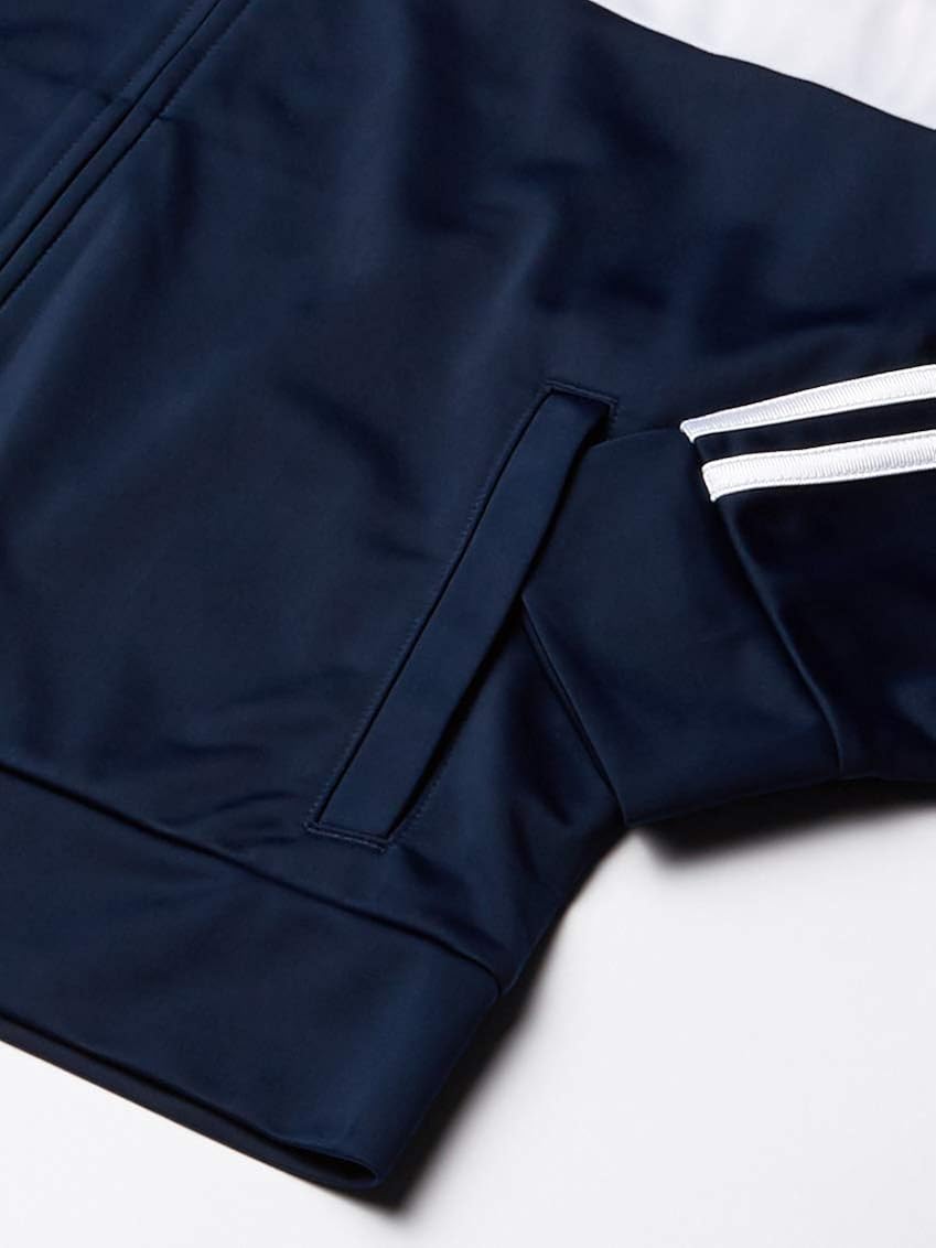 adidas Boys' Tricot Active Track Warm-up Jacket: Clothing