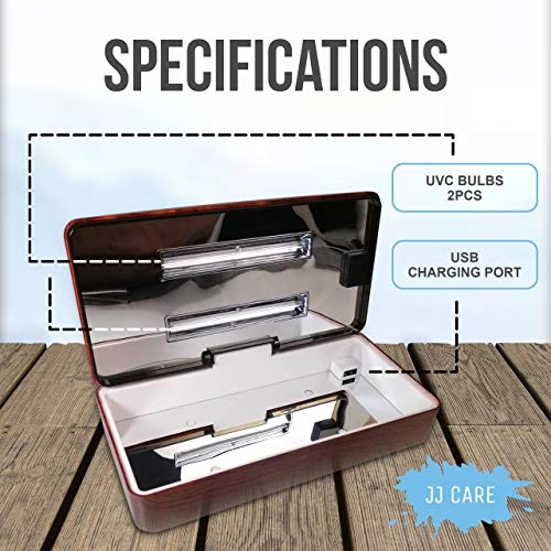 [UPGRADED] UV Sterilizer Box, Sterilizer Machine, Ultraviolet Tool Sterilizer Cabinet, Medical Sterilizer Tray Professional - Wood Red - Thumbnail 4