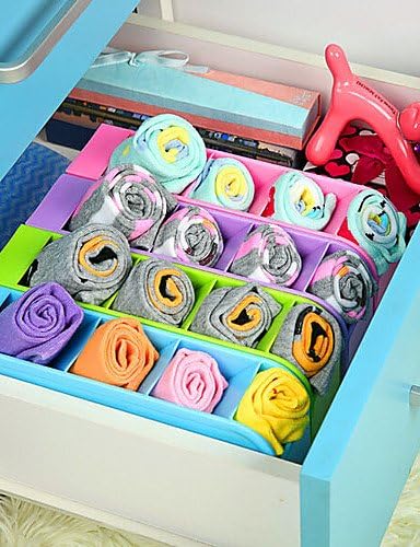 LBLI Plastic Underwear Socks Storges , purple JIAJU-YONGPING #2075