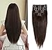 Clip in 100% Remy Human Hair Extensions 16