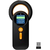 Symcode Animal Microchip Scanner with 1.44IN TFT Display, Bluetooth Wireless Pet Chip Scanner RFID Reader ISO11784/85/FDX-B/EMID 240 Records Data Storage Upload to PC