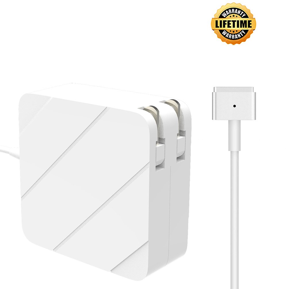 Mac Book Air Charger, Replacement 45W MagSafe 2 Power Adapter Magnetic T-Tip Ac Charger for MacBook Air 11-inch and 13-inch (45W)