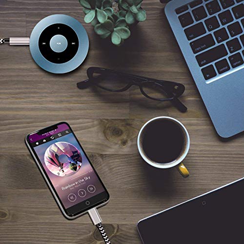 Aux Cord for iPhone for iPhone X/XS/11/11 Pro/11 Pro Max/8/8Plus/7/7Plus Aux Cable for Car 3.5mm Aux Cable Premium Auxiliary Audio to Car Stereo/Speaker/Headphone Adapter Support All iOS System - Thumbnail 4