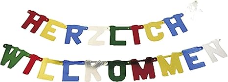 Amazon Com Papstar Herzlich Willkommen Welcome 18644 Welcome