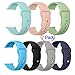 ISENXI Compatible with Fitbit Versa Lite Case, Soft TPU Plated Screen Protector Rugged Cover All-Around Protective Bumper Shell Compatible for Fitbit Versa Lite Smartwatch (7pack-set9)