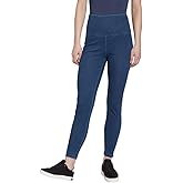 Lyssé Denim High Waisted Leggings for Women – Stretchy Skinny Jeggings with Tummy Control, Dressy Pull-On Pants