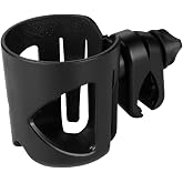 Accmor Stroller Cup Holder, Universal Cup Holder for Walker Wheelchair Bike Scooter, 360&deg; Rotatable Stroller Cup Holder Attachment Walker Wheelchair Accessory