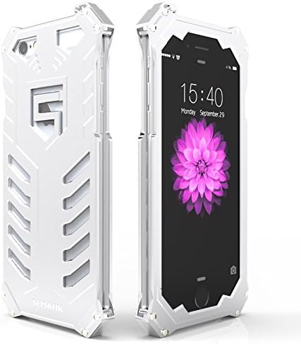 Seismik Military-Grade Protection metal iPhone 6s case,Silver