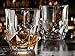 Ashcroft Imperial Whiskey Decanter Set - Lead Free Crystal Glasses for Scotch, Rum, Old Fashioned 5 Piece