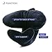 ELENKER Travel Neck Pillow, Head Chin and Neck Support with Carry Mesh Bag, Black