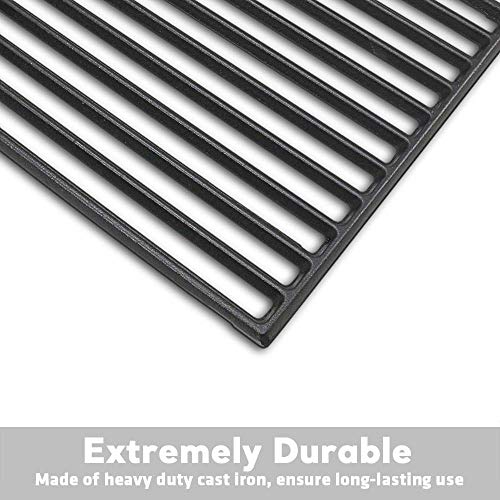 Uniflasy Cast Iron Cooking Grid Grates for Charbroil Advantage