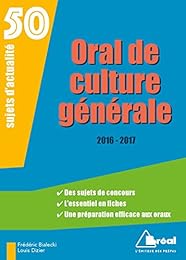Oral de culture générale