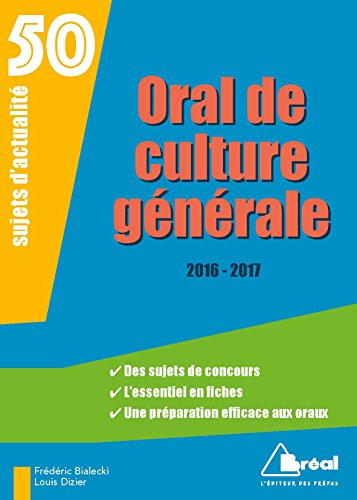 Oral de culture générale