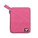Travel Organizer, BUBM Universal Travel Gear Organizer/Electronics Accessories Bag/Cable Bag/USB Drive Shuttle Case-Rose Red
